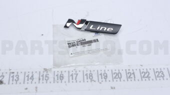86311G4DA0 EMBLEM-N LINE,LH