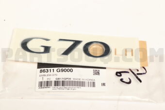 86311G9000 EMBLEM-G70