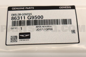86311G9500 EMBLEM-GENESIS