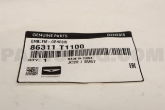 86311T1100 EMBLEM-GENESIS