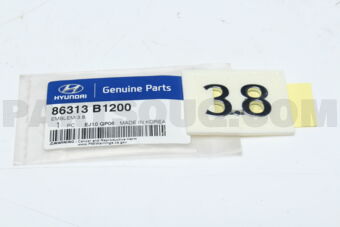 86313B1200 EMBLEM-3.8