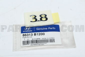 86313B1200 EMBLEM-3.8