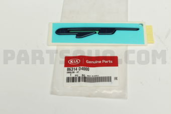 86314D4000 EMBLEM-GT