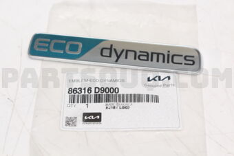 86316D9000 EMBLEM-ECO DYNAMICS