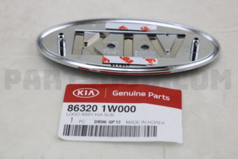 863201W000 LOGO ASSY-KIA SUB