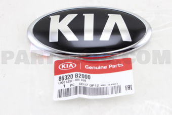 86320B2000 LOGO ASSY-KIA SUB