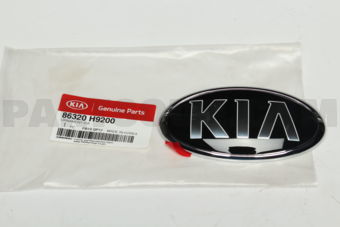86320H9200 ORNAMENT-KIA