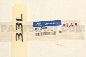 86323B8000 EMBLEM-3.3L