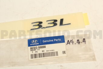 86323B8000 EMBLEM-3.3L