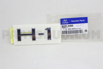 863254H000 EMBLEM-H-1