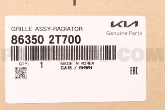 863502T700 GRILLE ASSY-RADIATOR