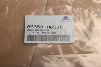 86350H6510 GRILLE ASSY-RADIATOR
