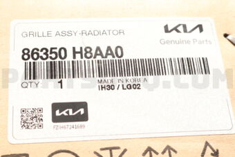 86350H8AA0 GRILLE ASSY-RADIATOR