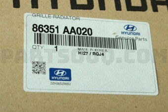 86351AA020 GRILLE-RADIATOR