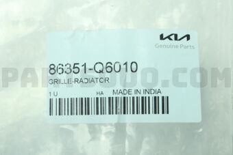 86351Q6010 GRILLE-RADIATOR