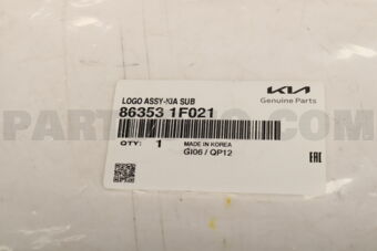 863531F021 LOGO ASSY-KIA SUB