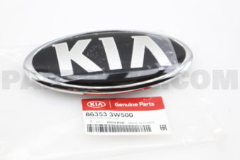 863533W500 LOGO ASSY-KIA SUB