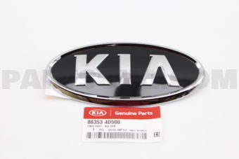 863534D500 LOGO ASSY-KIA SUB