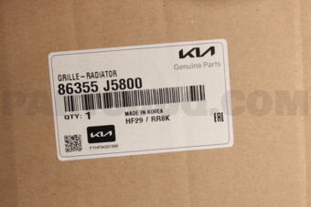 86355J5800 GRILLE-RADIATOR
