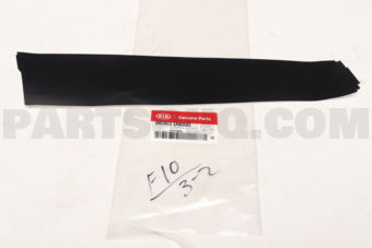 86363D9000 BLACK TAPE-FRT DR FRAME RR ORT