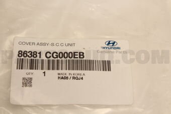 86381CG000EB COVER ASSY-S.C.C UNIT