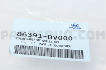 86391BV000 COVER-RADIATOR GRILLE UPR