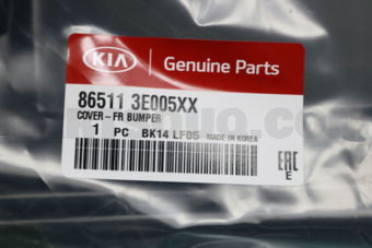 865113E005XX COVER BUMPER FRONT
