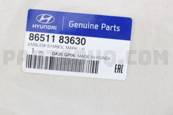 8651183630 EMBLEM-SYMBOL MARK -'H'