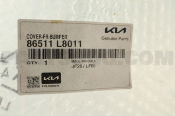 86511L8011 COVER-FR BUMPER