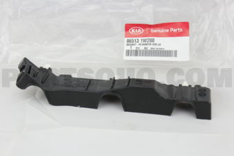 865131W200 BRAKT-FR BUMPER SIDE