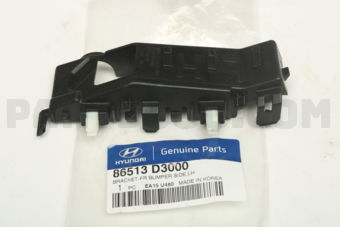 86513D3000 BRACKET-FR BUMPER SIDE,LH