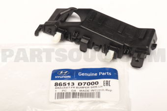 86513D7000 BRACKET-FR BUMPER SIDE,LH
