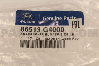 86513G4000 BRACKET-FR BUMPER SIDE,LH