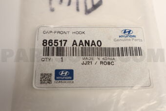 86517AANA0 CAP-FRONT HOOK