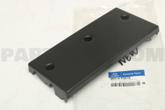 86519F2010 MOULDING-FRT BPR LICENSE PLATE