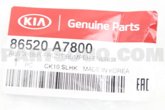 86520A7800 ABSORBER-FRONT BUMPER ENERGY