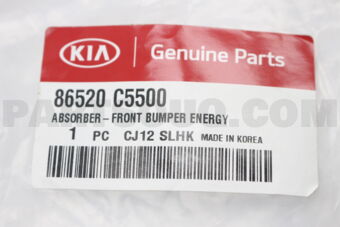 86520C5500 Hyundai / KIA ABSORBER-FRONTBUMPE