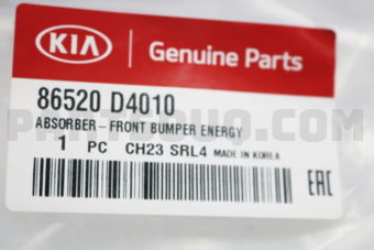 86520D4010 ABSORBER-FRONT BUMPER ENERGY