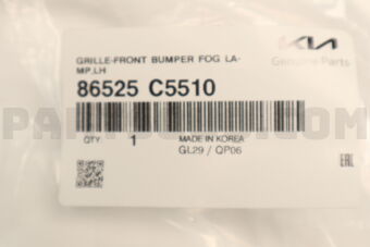 86525C5510 GRILLE-FRONTBUMPER