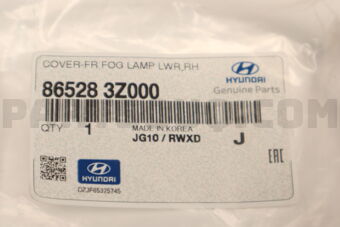 865283Z000 COVER-FR FOG LAMP LWR RH