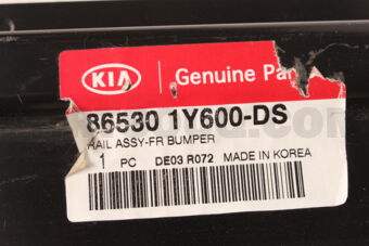 865301Y600DS RAIL ASSY-FR BUMPER