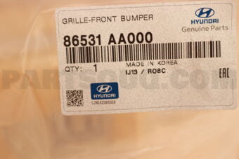 86531AA000 GRILLE-FRONT BUMPER