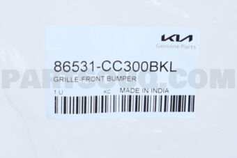 86531CC300BKL GRILLE-FRONTBUMPER