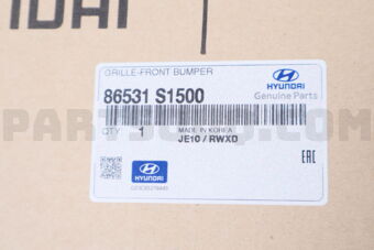 86531S1500 Hyundai / KIA GRILLE-FRONT BUMPER