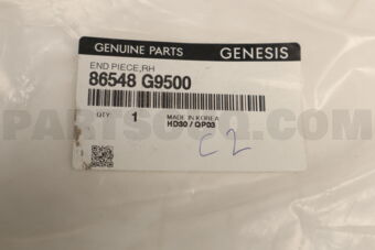 86548G9500 END PIECE,RH