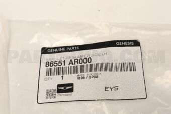 86551AR000 Hyundai / KIA BRACKET-FR BUMPER SIDE,LH