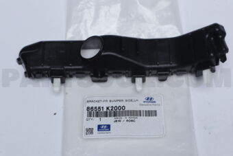 86551K2000 BRACKET-FR BUMPER SIDE,LH