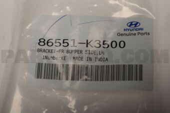 86551K3500 BRACKET-FR BUMPER SIDE,LH