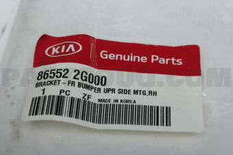 865522G000 BRACKET-FR BUMPER UP