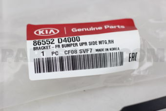 86552D4000 BRACKET-FR BUMPER UPR SIDE MTG